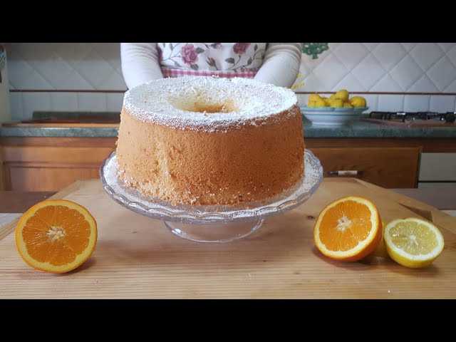 CHIFFON CAKE 🇺🇸 la ricetta originale 👩‍🍳😋😍 