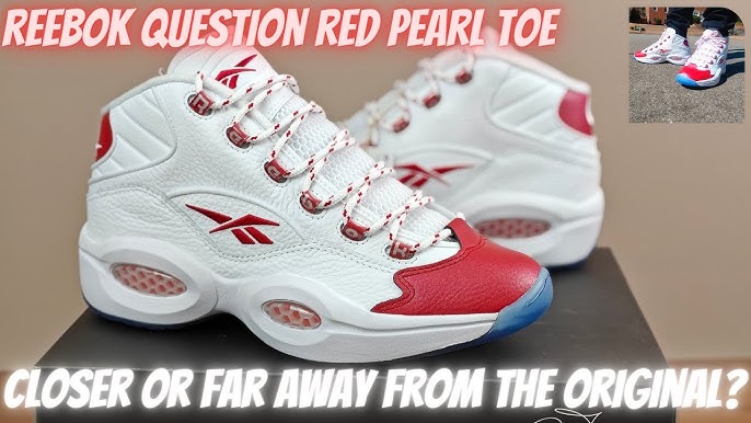 Question Mid Basketball Shoes - Mars Red / Chalk / Vintage Chalk