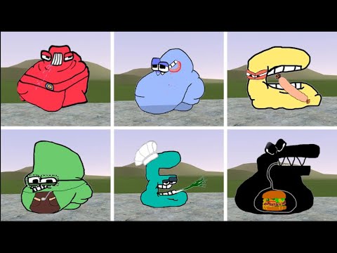 NEW MEGA FAT ALPHABET LORE FAMILY ! Garry's Mod - YouTube