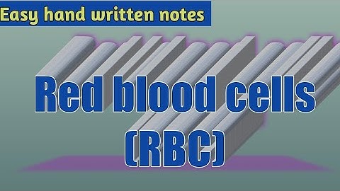 Red blood cells | Erythrocytes | Composition and properties of blood | learn with aroosa waheed