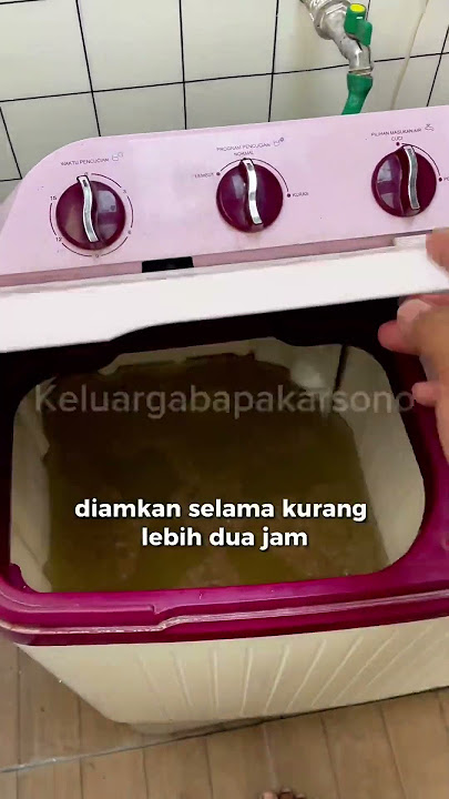 Tips membersihkan mesin cuci dengan mudah dan gampang #tipsandtricks #tips #mesin cuci
