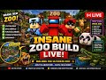 INSANE ZOO BUILD LIVE 🐼🔥 | Minecraft Survival Live