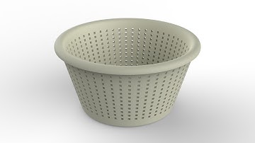 How to make fruit basket in solidworks | sketch a basket in solidworks | solidworks render | CADable