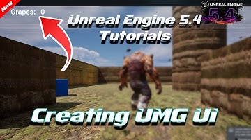 Creating UI Widget Blueprint Unreal basics 5.4