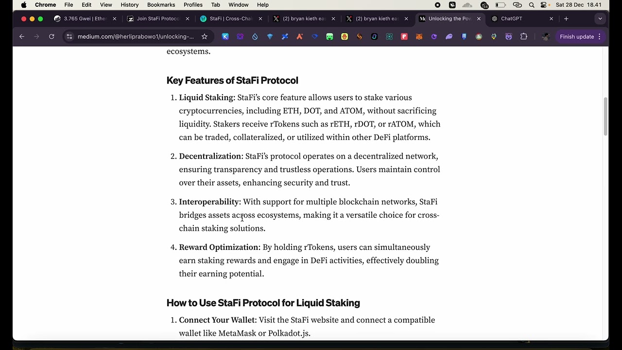 Unlocking the Power of Liquid Staking with StaFi Protocol