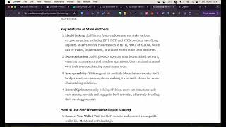 Unlocking the Power of Liquid Staking with StaFi Protocol