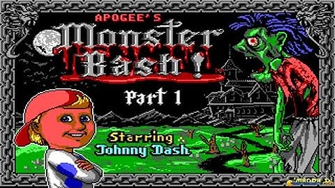 Monster Bash gameplay (PC Game, 1993)