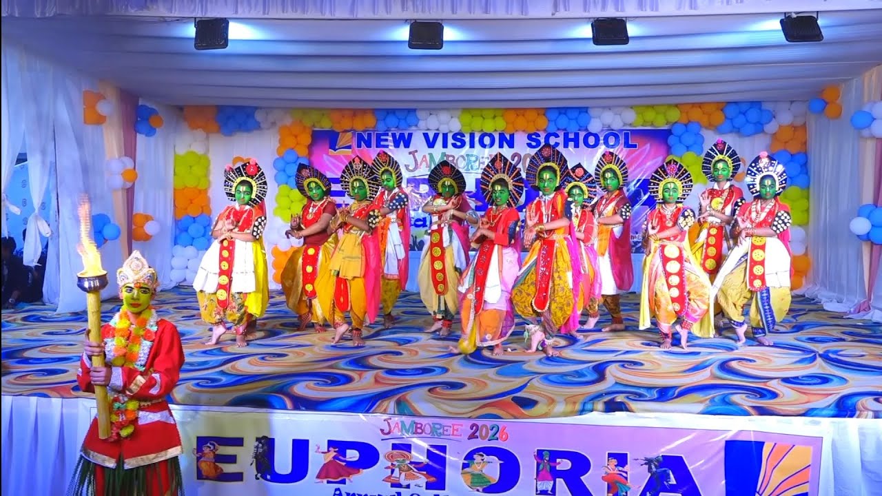 Yᴀᴋsʜᴀɢᴀɴᴀ (ᴋᴀɴᴛᴀʀᴀ)  Dᴀɴᴄᴇ ʙʏ 7ᴛʜ ʀᴜʙʏ // NEW VISION SCHOOL #newvisionschool #Yakshagana #kanthara