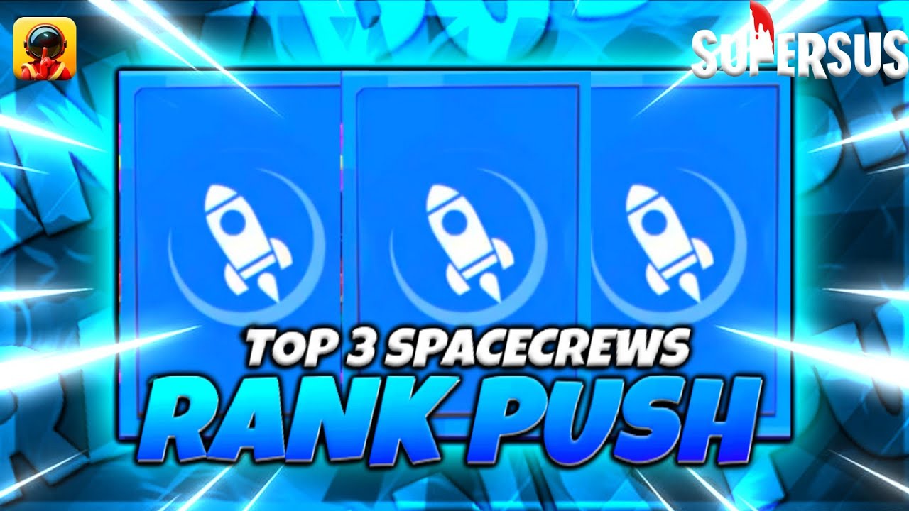 BEST SPACECREWS FOR RANK PUSH 🌚🫂 || DEMON KING GAMING || SUPER SUS || DKG ||