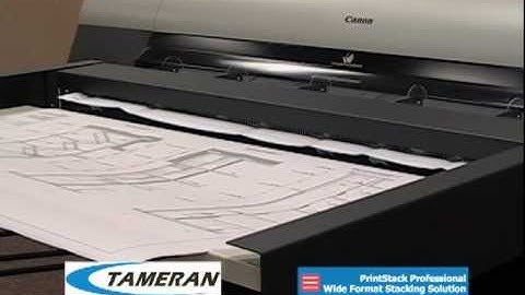 Tameran PrintStack Professional Wide Format Paper Stacker