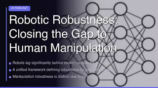 Robustness of Robotic Manipulation: Foundations and Frontiers