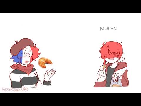 Croissant meme but Indonesian | Countryhumans fandom (France and Indonesia)