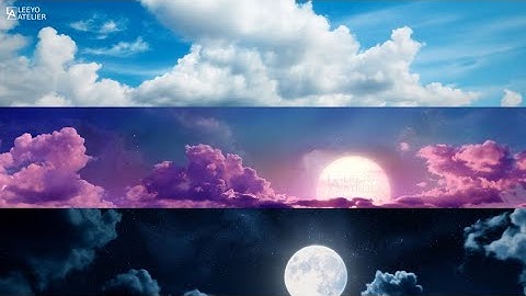 Skies 2 - Matte painting -- Unreal Engine