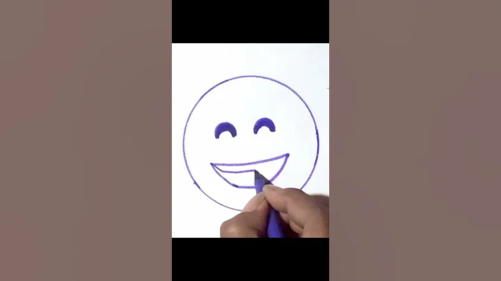 how to draw a smile emoji #youtube #shriram #art #drawing