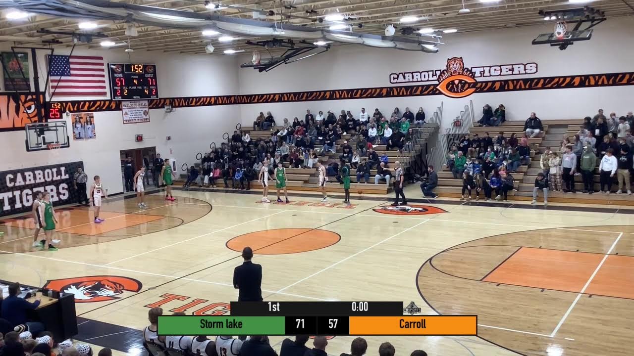 Carroll Vs Storm Lake Boys Basketball