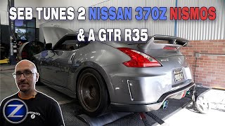 2 Nissan Nismo 370z's & a GTR R35 get Tuned