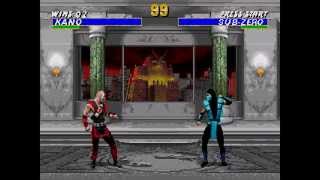 Ultimate Mortal Kombat 3 ... Sega Genesis Gameplay