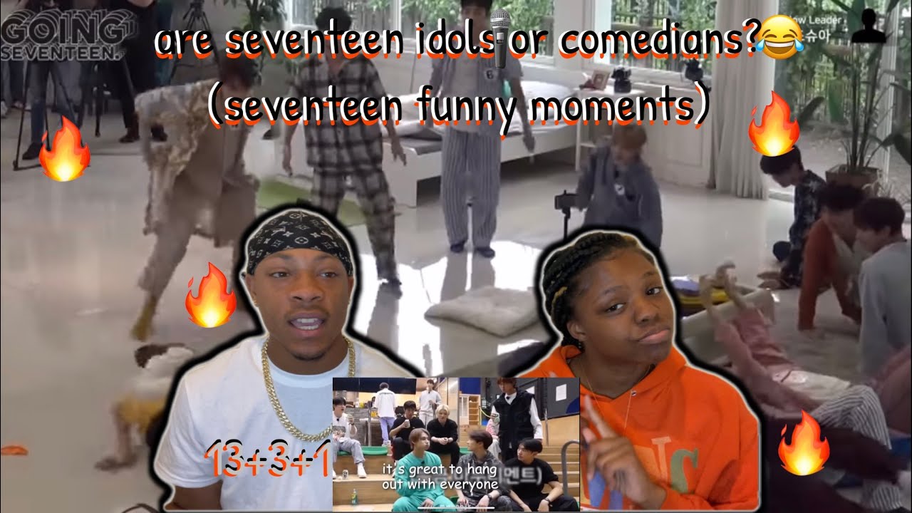 are seventeen idols or comedians? (seventeen funny moments) REACTION!!!