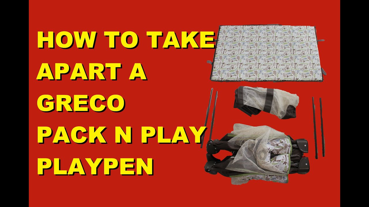 disassemble graco pack and play
