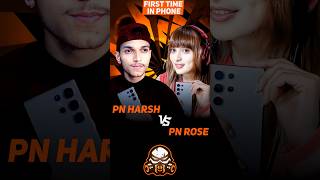 PN HARSH vs PN ROSE FIRST TIME ON PHONE 📱🖤 @PNROSE #SHORTS #PNHARSH #PNROSE