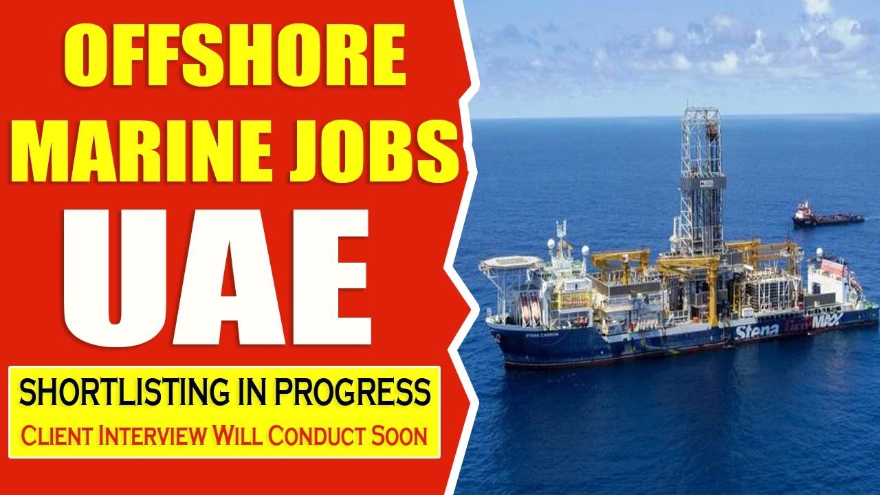 Offshore Marine Jobs in UAE Urgent Job Recruitment Apply Now YouTube