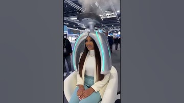 Dubai’s Newest AI Barber Pod Will Shock You 😲AI Haircut Machine 3.0 ✂️ Dubai’s Future Is Here! BLUE