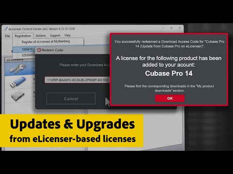 Updates and Upgrades from eLicenser-based licenses | Support