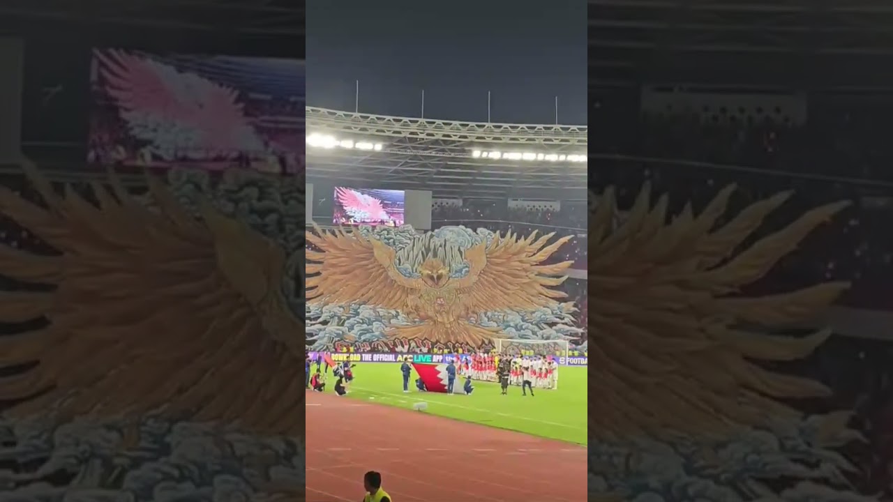 TIFO GARUDA !!!INDONESIA VS BAHRAIN!! 