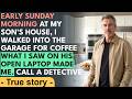 I Walked Into My Son's Garage Early Sunday And What I Saw On His Laptop Made Me Call A Detective....