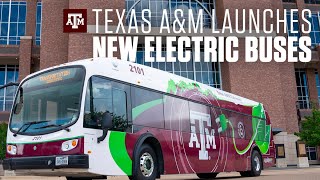 Texas A&M Launches New Electric Buses