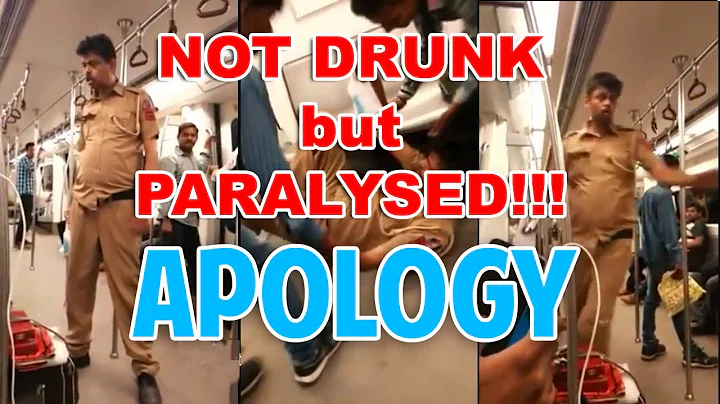Remember the video of Drunk police officer? We, internet users of India must apologize!