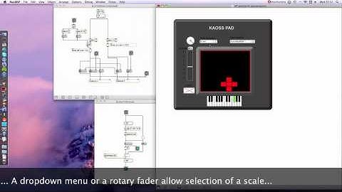 Kaoss Pad 3, Max/MSP and Logic 9 (v2.0)