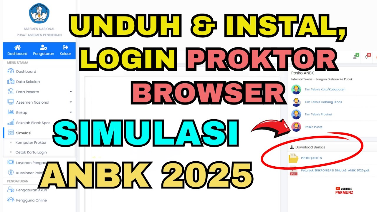 Cara Unduh, Instal dan Login Proktor Browser | Simulasi ANBK 2025