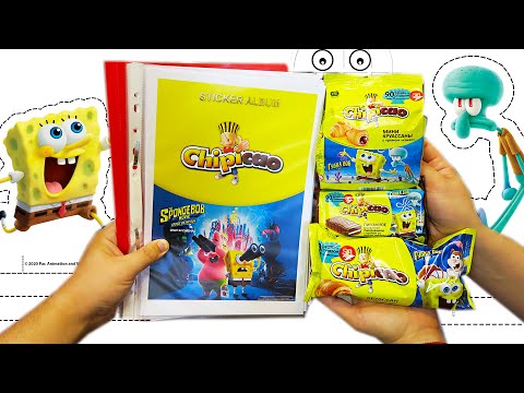 Сделал АЛЬБОМ для фишек и наклеек Chipicao Губка Боб Квадратные Штаны в бегах