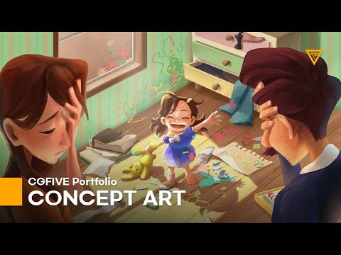 컨셉아트 취업 성공 포트폴리오 CG5아카데미 고O지 수강생｜새롬 애니메이션 취업성공｜2D Concept artist