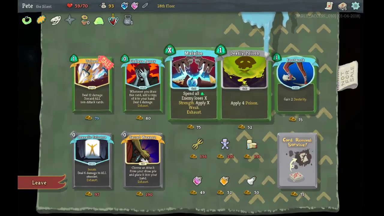 Slay The Spire Silent Cards