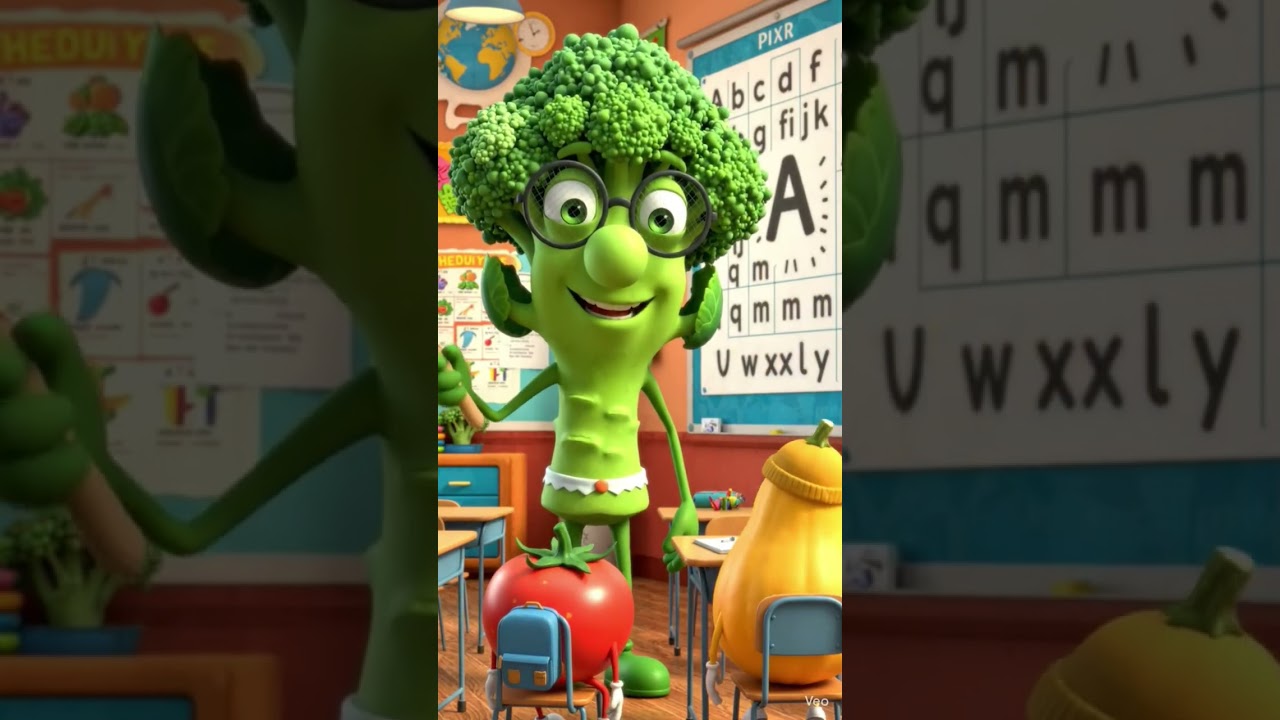 Broccoli Teacher #3danimation #cartoon - YouTube