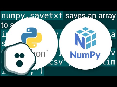 Dump a NumPy array into a csv file
