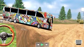 Coach Bus Simulator India Off Road Driving Bus Game Simulator Keshav Android Gameplay Video Part 16 screenshot 3