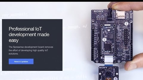 A new project with Spresense Sony (Part 2)