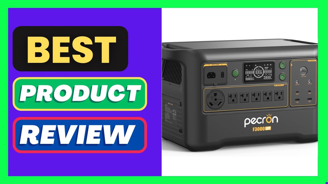 pecron Portable Power Station F3000LFP