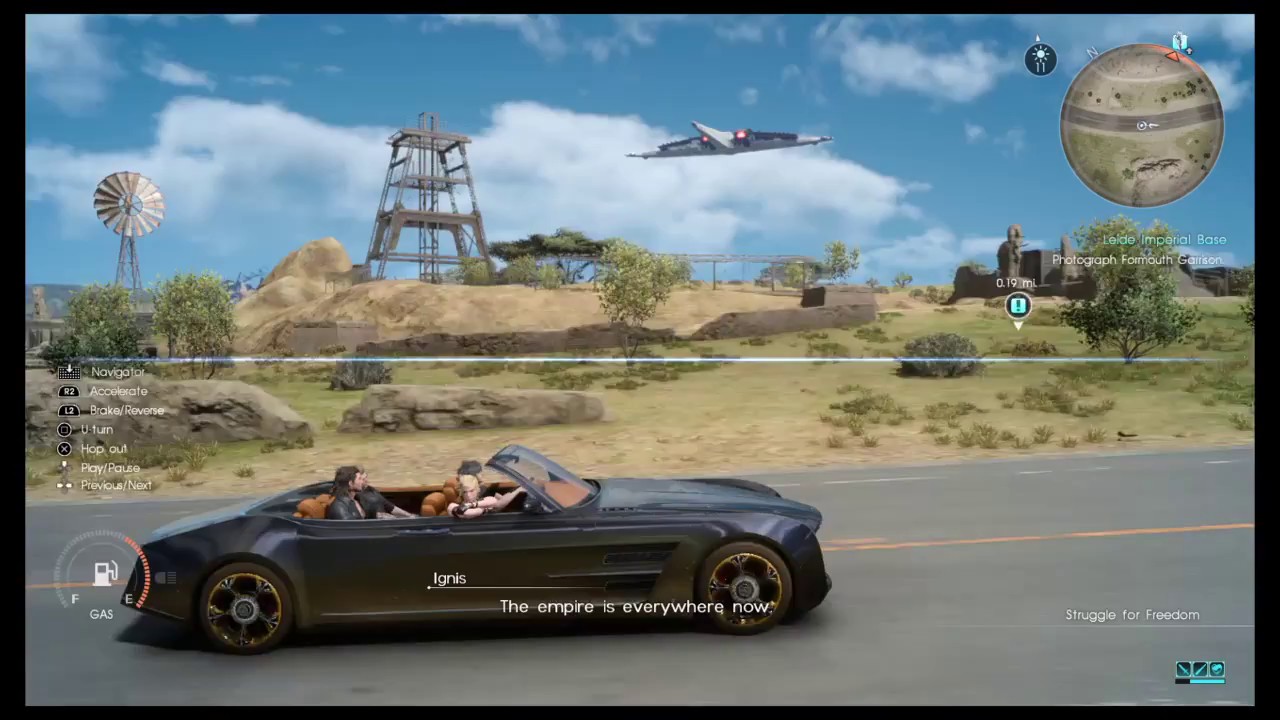 Final Fantasy XV Crashing the Regalia