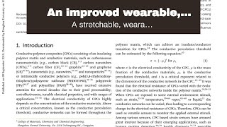 An improved wearable, stretchable gas sensor using nanocomposites screenshot 5