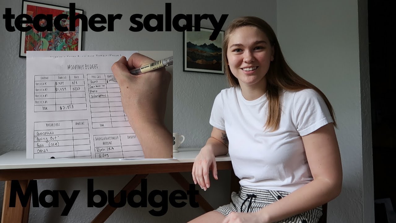 Budget With Me May 2020 | Real Teacher Budget - YouTube