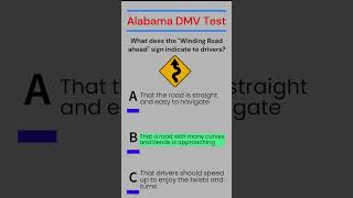 Alabama DMV Permit Practice Test 2024 #shorts #alabama