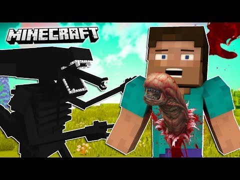 minecraft-alien-vs-predator-mod-|-aliens,-guns,-sentrys,-and-doritos?!