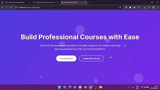 Course Craft - Laravel 12 | Full CRUD + Modules & Contents +Real time Validation screenshot 3