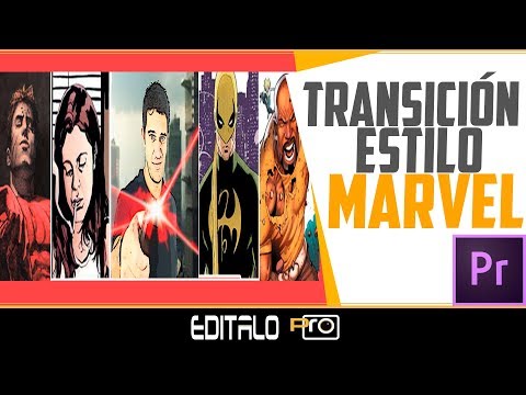Cómo crear Transiciones estilo MARVEL en Adobe Premiere