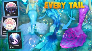 A showcase of EVERY TAIL in Mermaid Lagoon!
