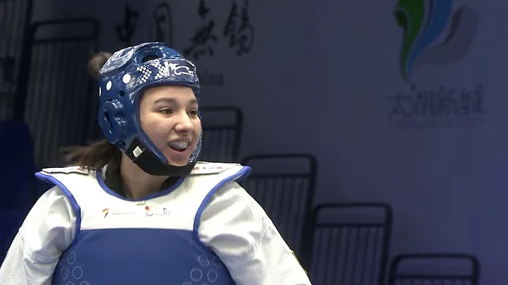 F +67kg Quarterfinal, Jackie Galloway (USA) VS Mad...